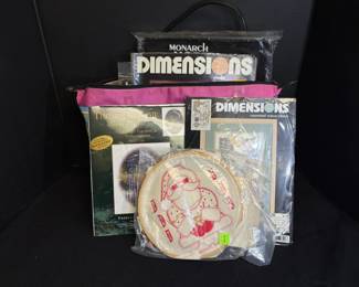 New Crewel Embroidery And Cross Stitch Kits