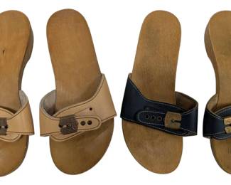 Dr. Scholls Wooden Sole Sandals