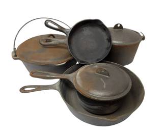 Cast Iron Pots Skillets