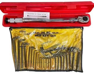 KTS Tools Hex Key Set And Torque Wrench