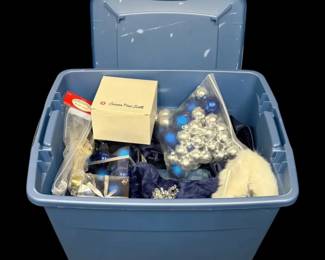 Blue Christmas Decor