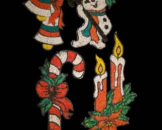 Vintage Popcorn Christmas Wall Decorations