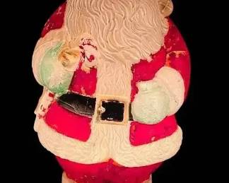 Vintage 30 Poloron Santa Blow Mold WORKS