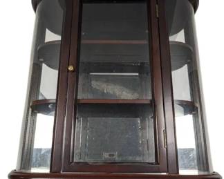 Bombay Company Mirrored Glass Wood Hanging Display Cabinet
