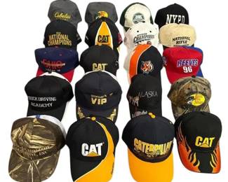 Caterpillar, NRA, More Baseball Caps