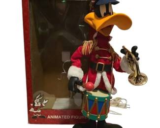 Looney Tunes Daffy Duck 24 Animated Figurine 1997 With Original Box