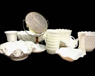 Fire King Hobnail Milk Glass More