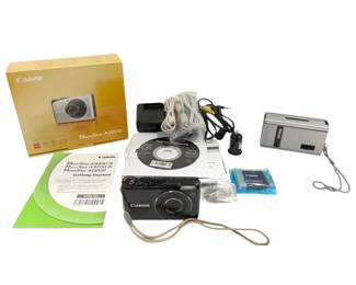 Canon Powershot A2200 And Ultima Pocket PR 200 Cameras