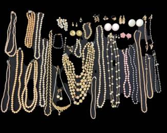 Pearlescent Necklaces, Bracelets, More Costume Jewelry