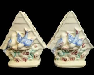 Shawnee Pottery Bluebird Wall Pockets