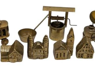 Miniature Brass Houses And More