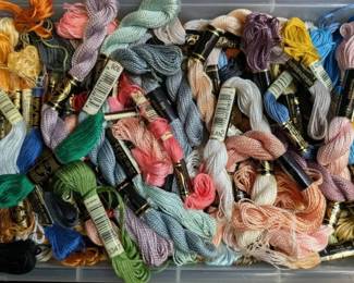 Mystery Lot Of Embroidery Thread