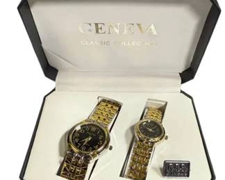 Geneva Classic Collection His Her Watches