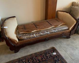 antique upholstery project