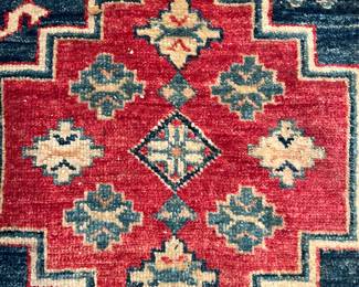 close up of area rug