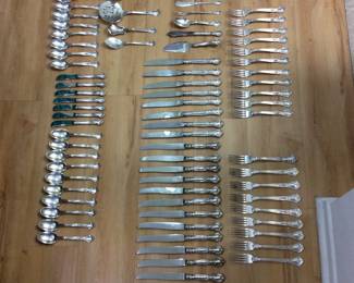 This is a top quality, work and brand mint condition. It's a presidential set.\n Really large set.\n We have few more shit like this. You're all top of the line. The price cannot go under the price of the silver, do not ask.