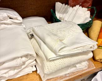 Linen tablecloths