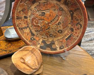 Aztec Ceramic Plate 