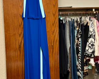 Royal blue maxi dress