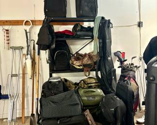 Luggage, golf bags