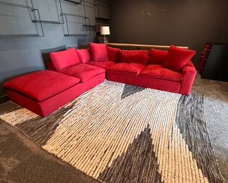 $1800        Red sectional-upstairs