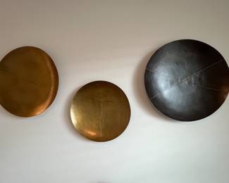 Large $100 each    Small $80 each    Brass disc artwork