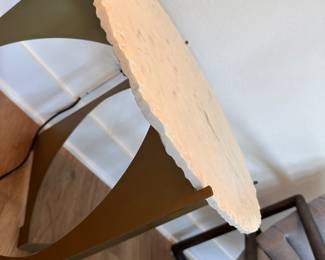 $260     Marble and brass side table
