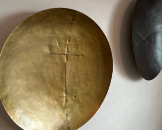 Large $100 each    Small $80 each    Brass disc artwork
