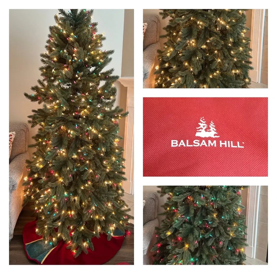 BALSAM HILL 6 Foot Prelit Christmas Tree