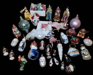Blown Glass Ornaments