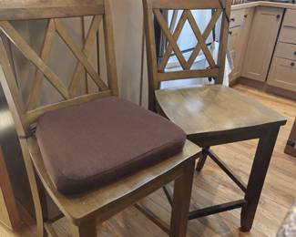 001	Four Standard Furniture Stools	"18x23x43 
Seat Height 24.5"""