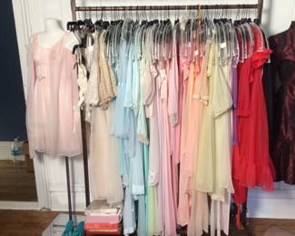 Overview of some vintage lingerie.  Mostly 1950 and 1960, primarily Vanity Fair