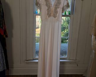 Vintage 1940s nylon nightgown