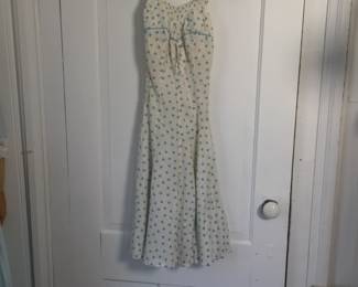 Very early vintage 1940s Cole of California dress with all over scattered stars