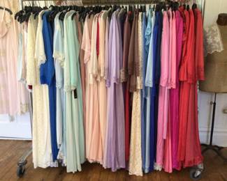 Vintage Olga nightgowns, robes, sets, panties, slips