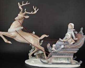 Lladro 1429 Large Scale Winter Wonderland