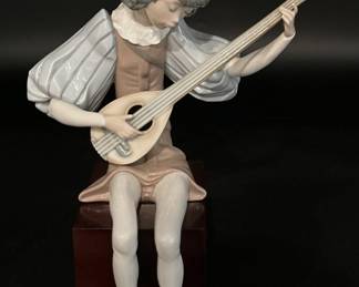 Lladro #1382 'Juggler Sitting' Porcelain Figurine