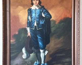 Reproduction Oil Painting of Blue Boy by Gabriel