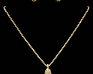 Silver Tone Costume Jewelry Set