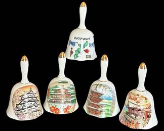 Japan Memorabilia Porcelain Bells