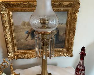 One of several Astral lamps in a large Astral lamp collection