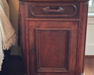 antique marble top commode 