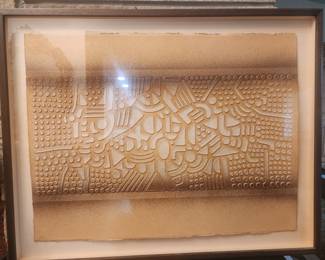 SIGNED LIMITED EDITION MCM ARTIST PAUL MAXWELL POST MODERNIST