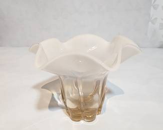 DEPRESSION GLASS VASE