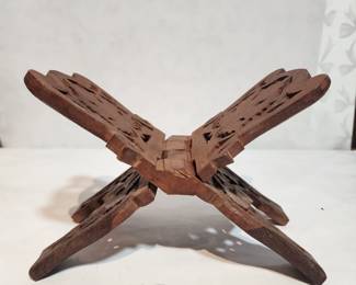 CARVED BOOK STAND