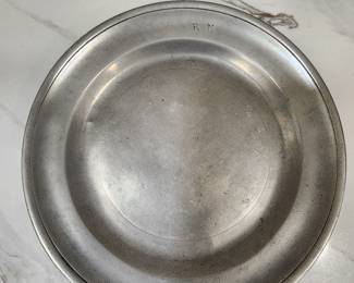 1800'S PEWTER PLATE