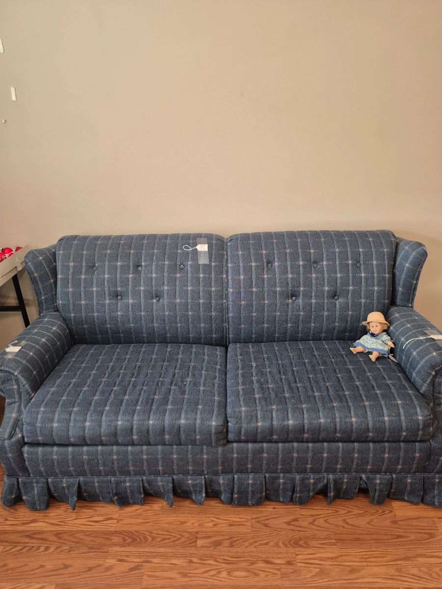 Blue sleeper sofa