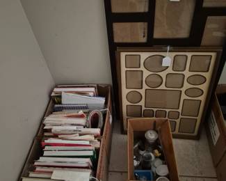 Cookbooks and frames