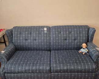 Blue sleeper sofa