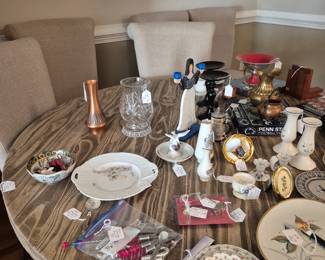 India brass, copper, collector's plates, BMW history book